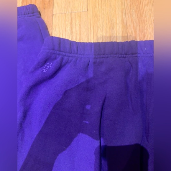 TNA Aritzia cozy af fleece perfect hi-rise sweatpants electric violet women’s s - Picture 3 of 13